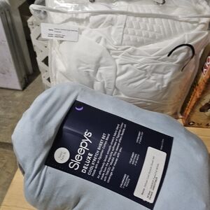 Deluxe Cool Stretch Sheet Set - Light Blue